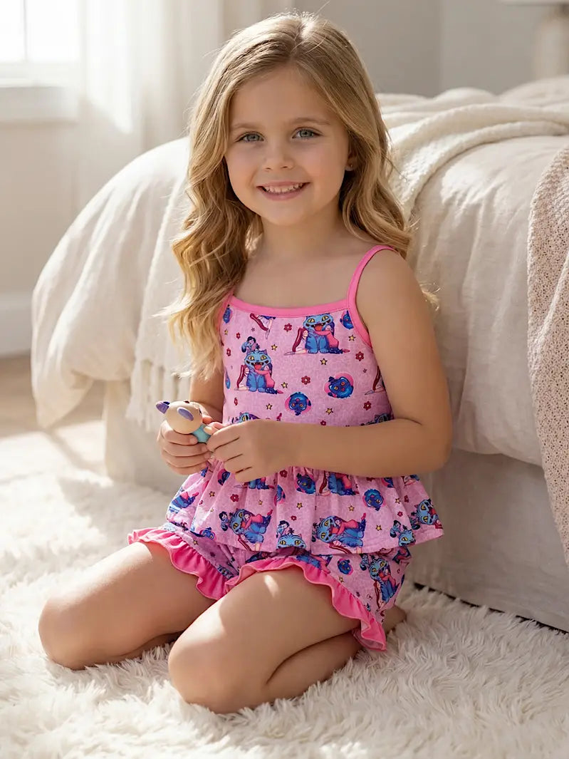 K-POP GIRLS N KITTY PINK SET