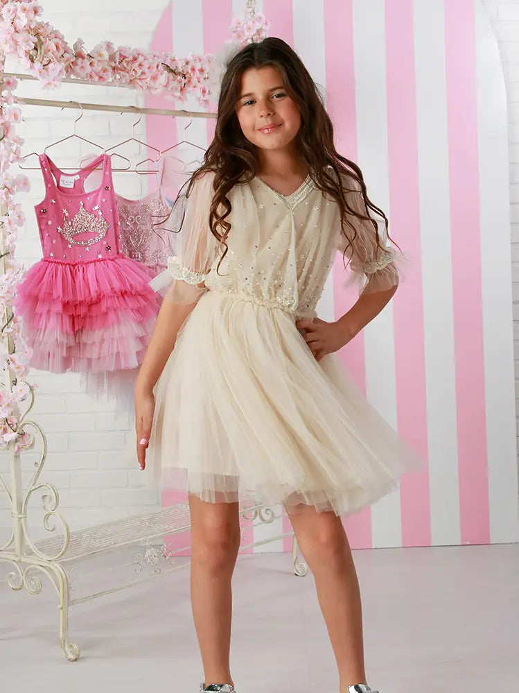 Veve Ivory Tulle Princess Tutu Party Dress